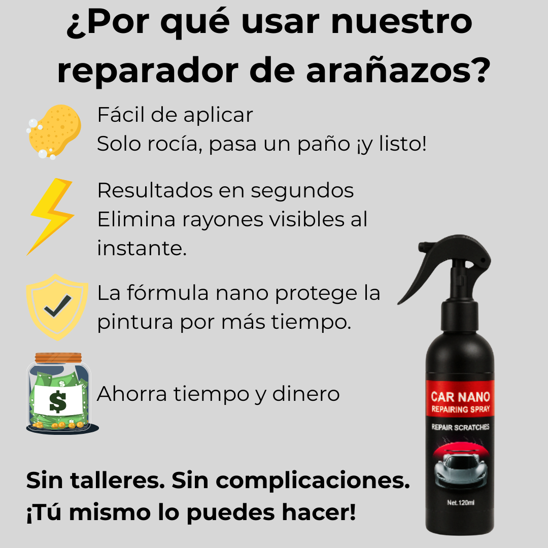 Spray Reparación de Arañazos 120ml